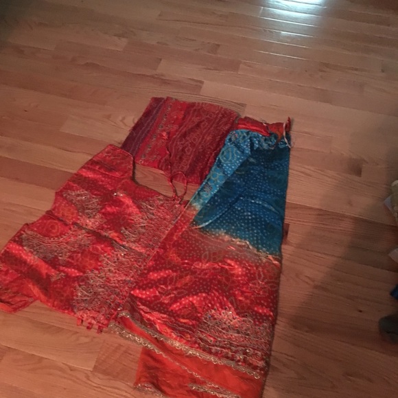 India Boutique Dresses & Skirts - Indian silk chania choli